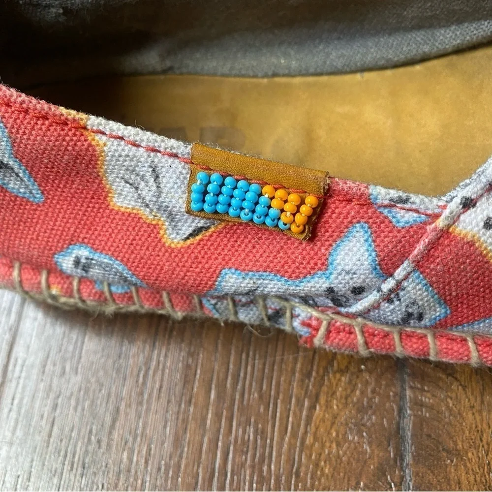 Star Wars Ubuntu Yoda Jute Afridrille Slip On Salmon Color Espadrille Shoe SZ 10